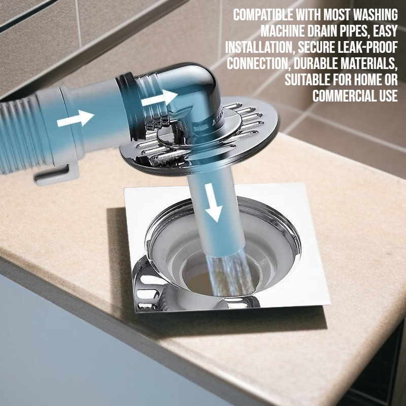 Special floor drain joint for washing machine drain pipe