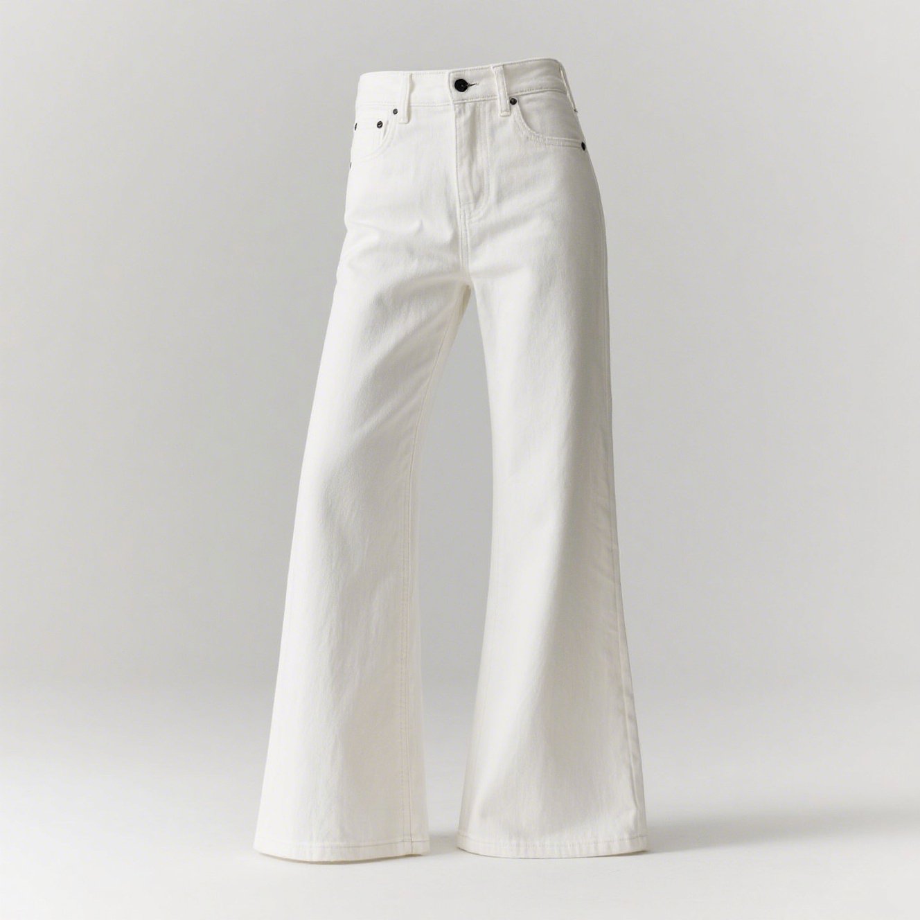 ストレッチデニムフレアパンツ