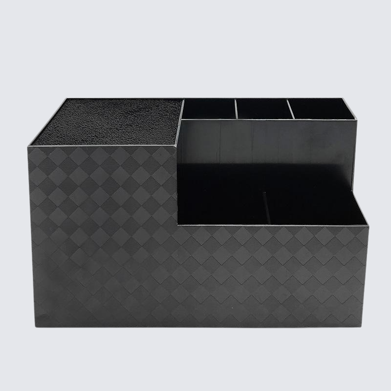 高級防滑美髮剪刀插座收納盒 理髮店專用桌面整理箱