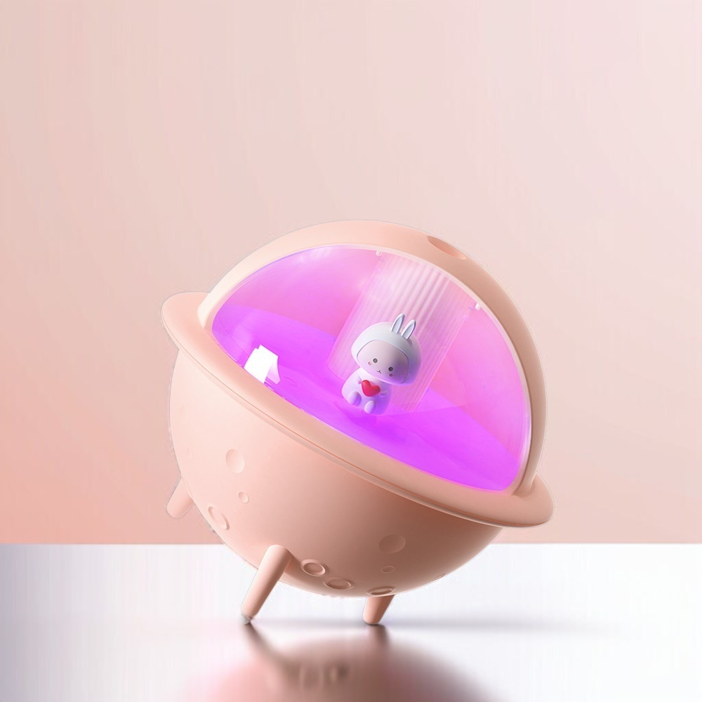 家庭用小型加湿器7色噴霧大きな霧ボリュームポータブルベッドルーム加湿器