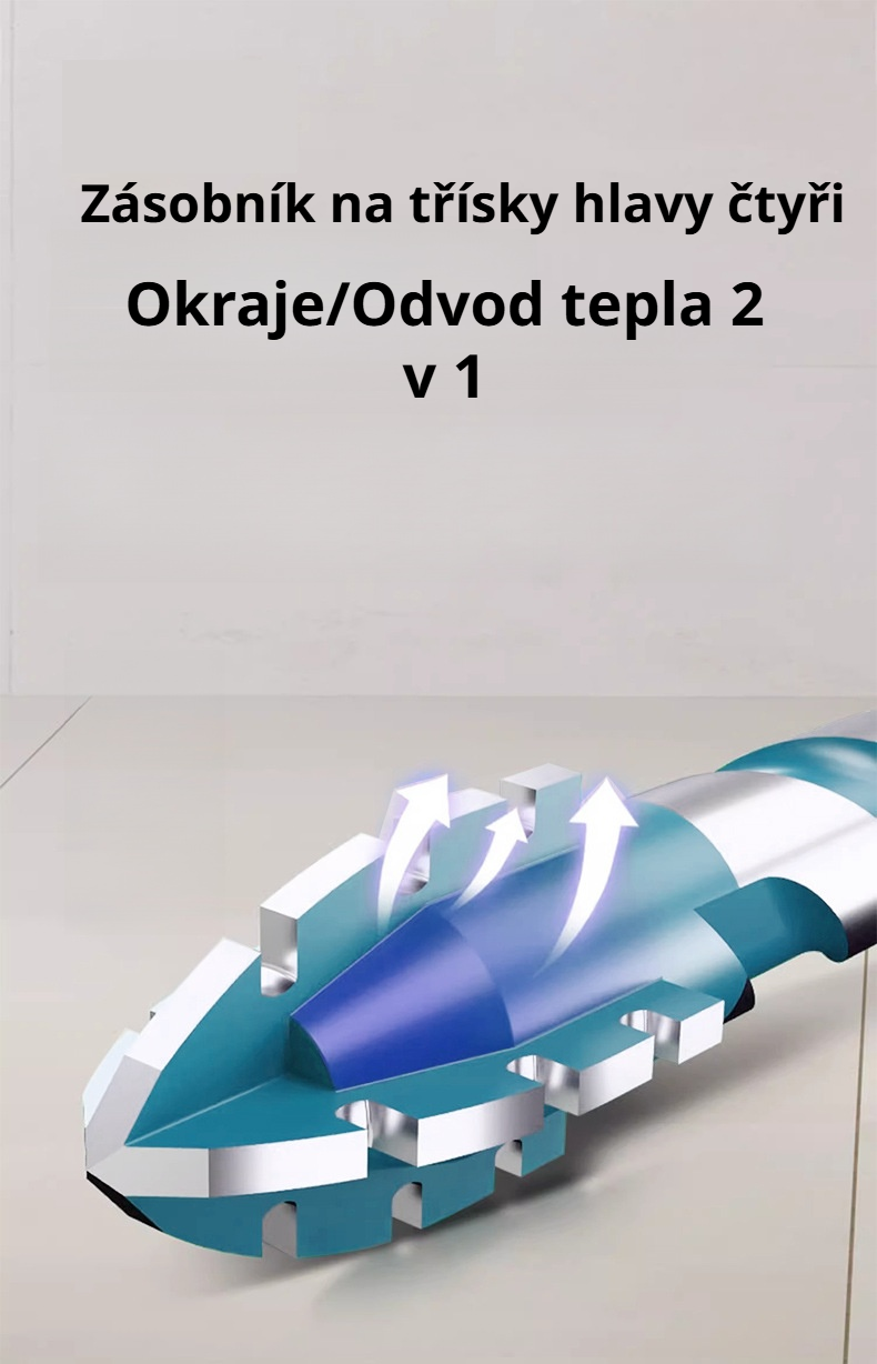 Ukázka vrtání dlaždice s vrtákem Achieve