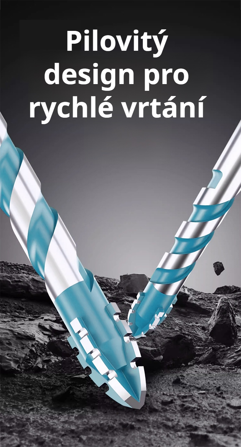 Vrták na keramiku s vysokou odolností