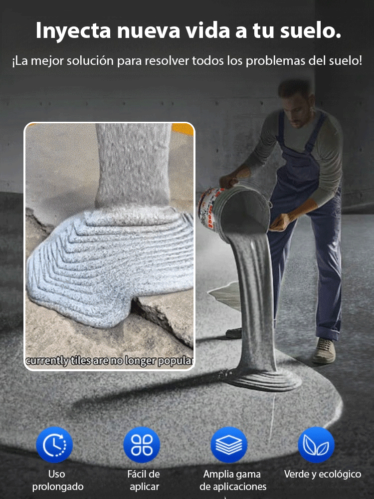 【Enviar agente de curado】Pintura para pisos de arena de  colores epoxi imitación mármol.