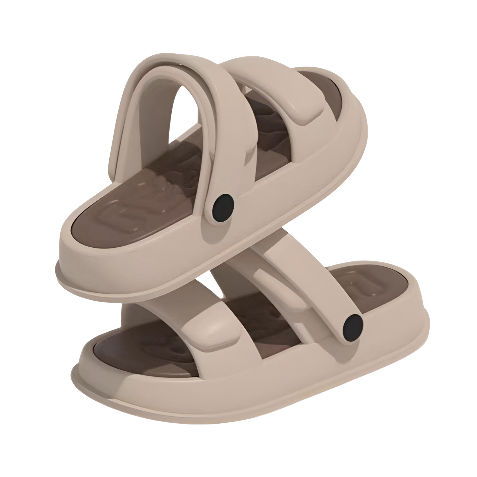 メンズサンダルとスリッパ、夏用スリッパ、新しいスタイルのアウトドアスリッパ、滑り止めファッショントレンドスリッパ、厚底ビーチシューズ、運転用2足履きスリッパメンズ