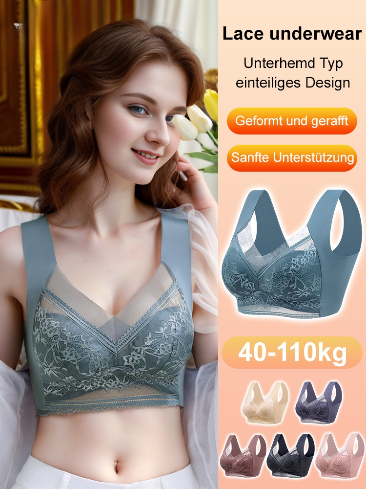 Damen Spitzen-Eis-Seide-BH