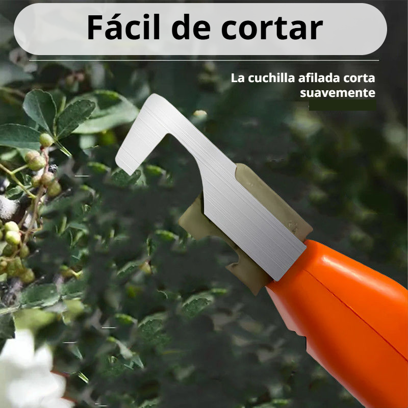 Herramienta de mano multifuncional para la cosecha de verduras y frutas