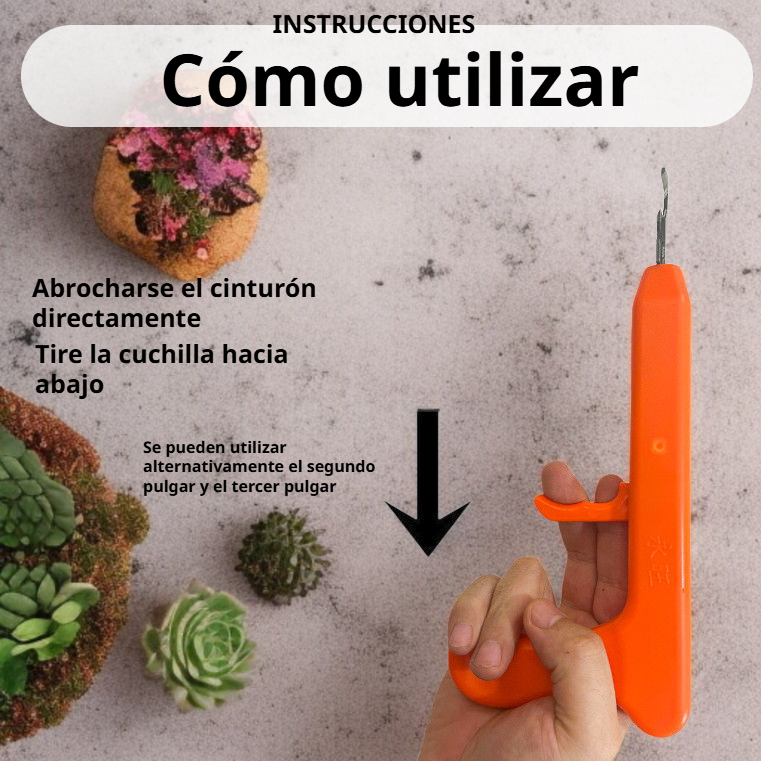 Herramienta de mano multifuncional para la cosecha de verduras y frutas
