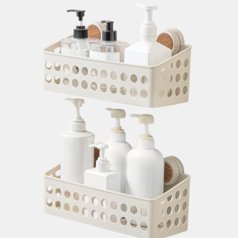 多功能免打孔收納置物架