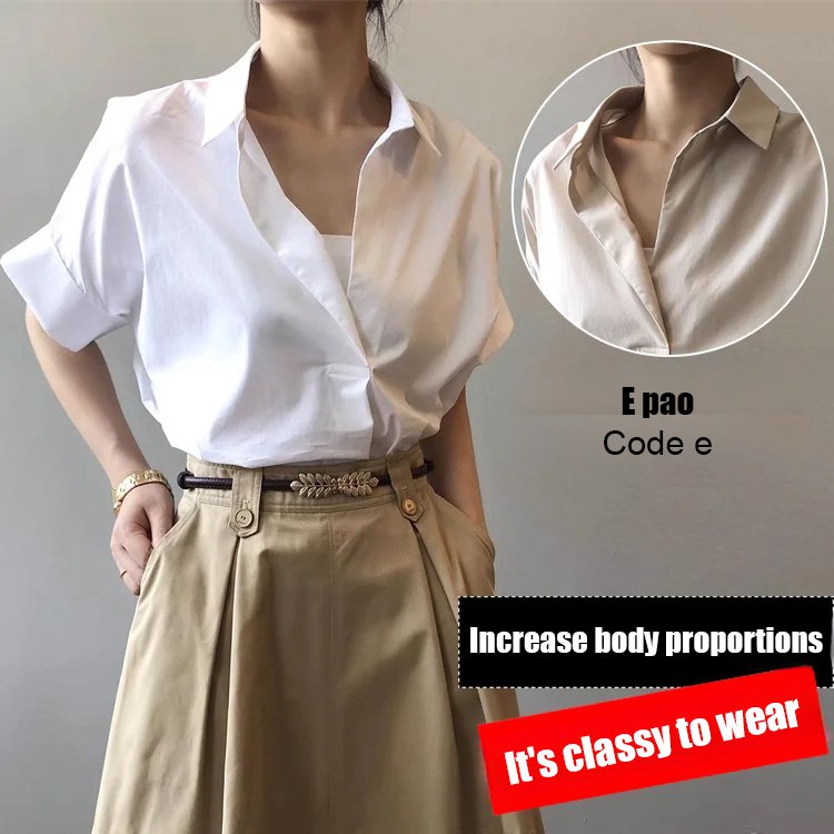 Women's solid color shirts