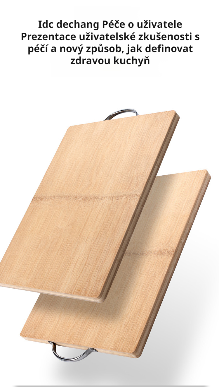 Přírodní bambusové prkénko na zeleninu a maso