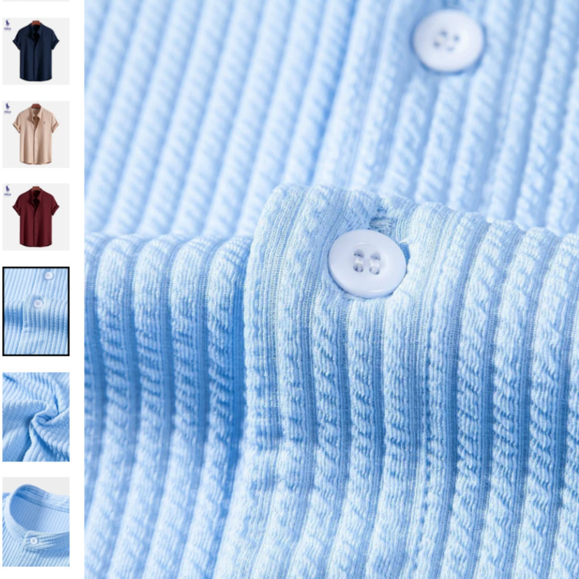 オフィスにも使えるメンズ半袖シャツ着用例