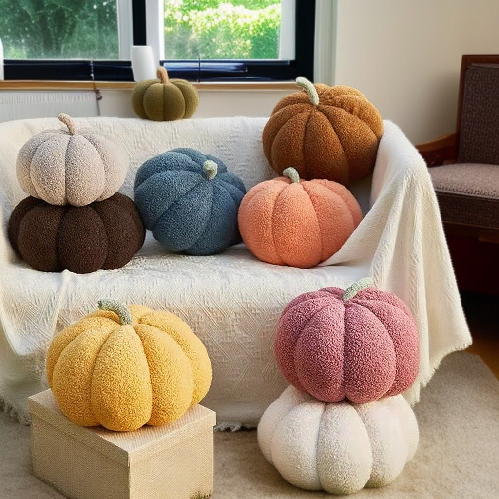 可愛南瓜抱枕靠墊