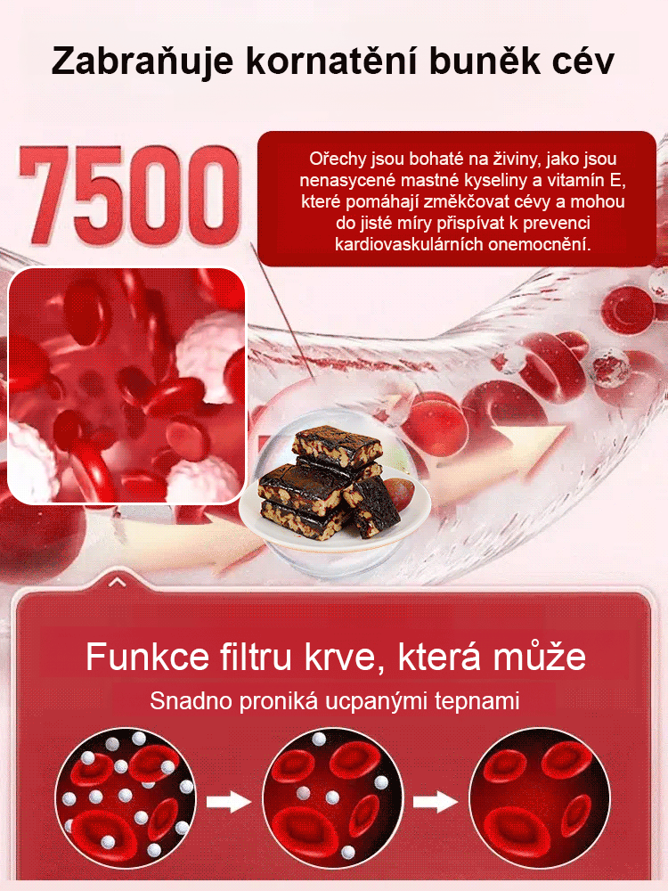 Bez cukru, švestka a vlašský ořech v sendviči