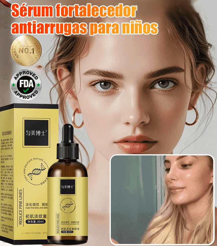 Suero antiedad reafirmante para una piel juvenil