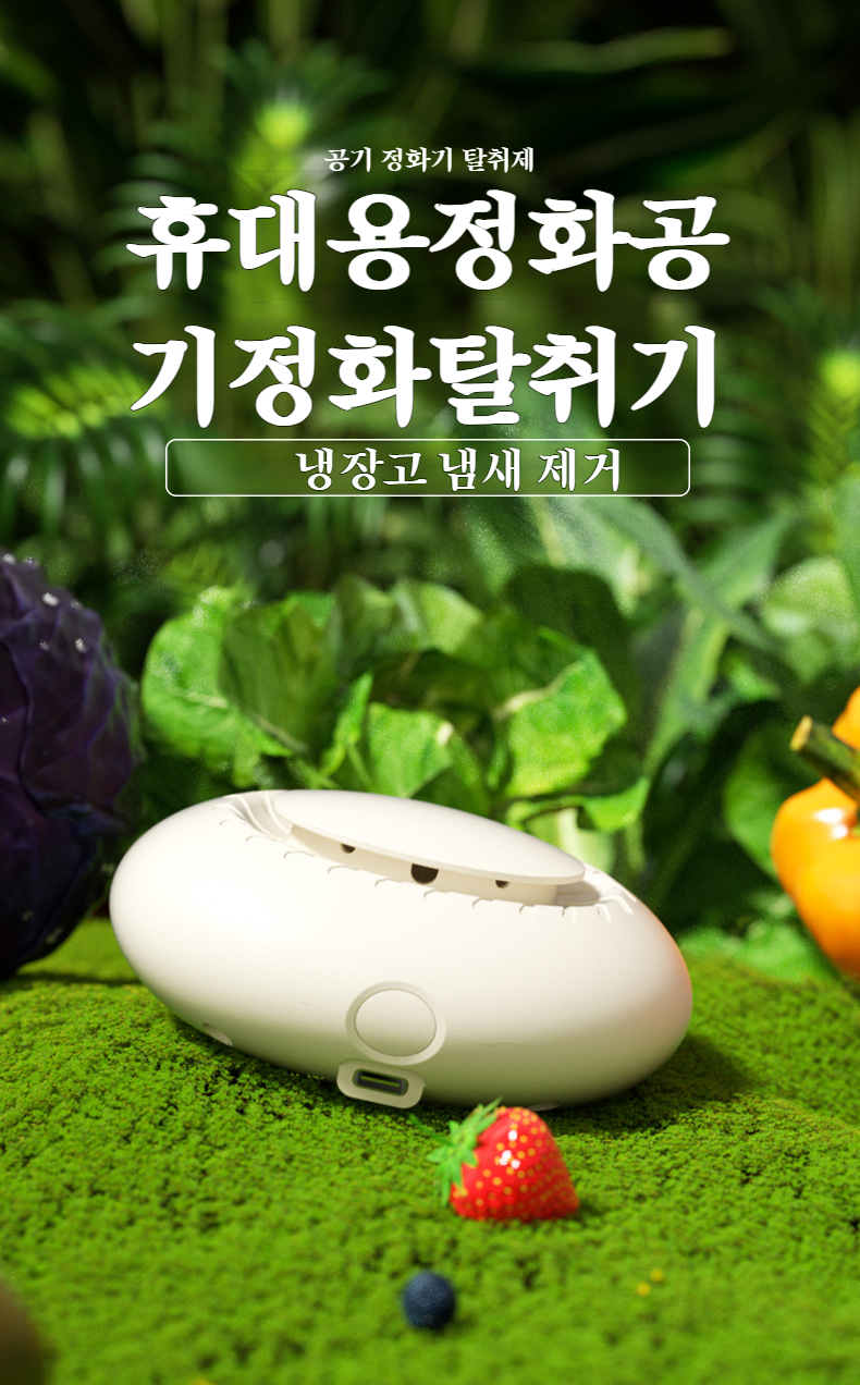 신발장에 설치된 탈취기 모습