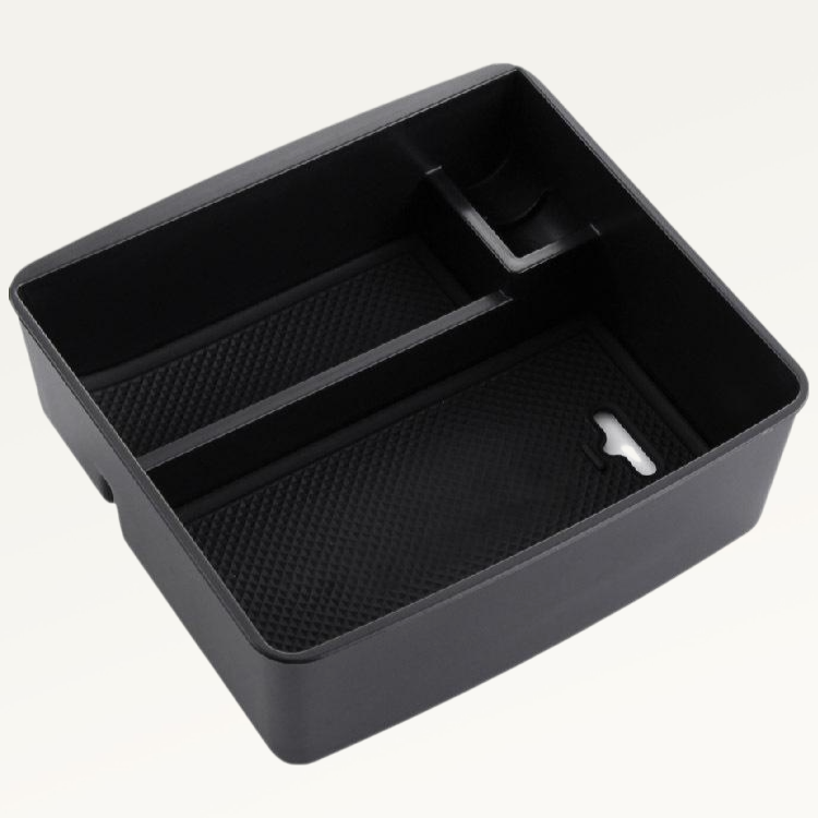 Central armrest storage box