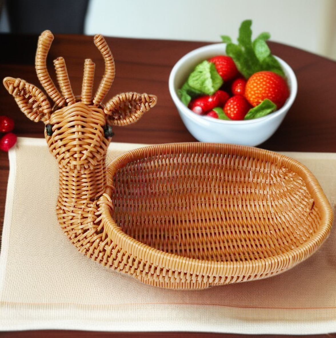 아이방 데코용 만화 과일 바구니