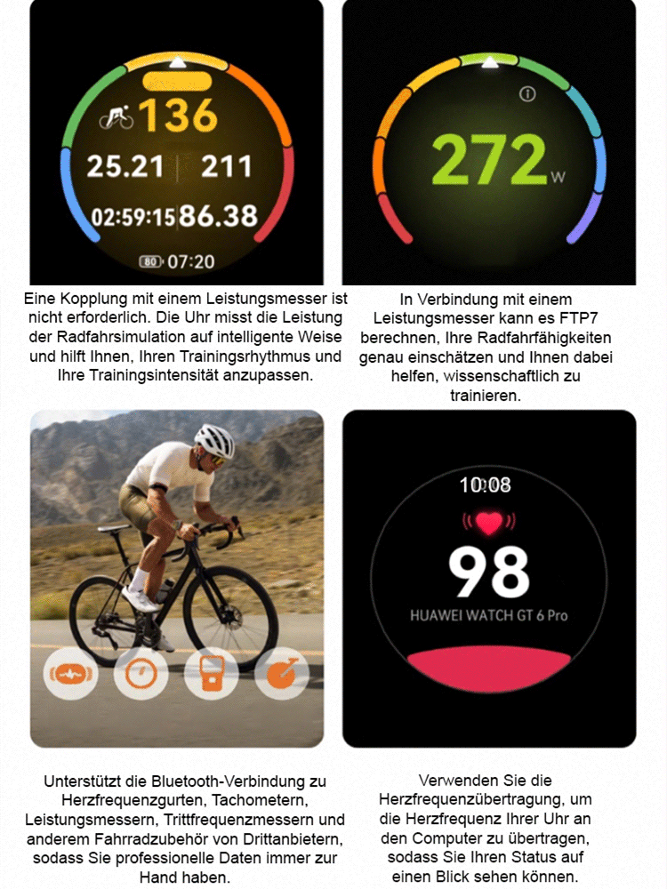 Bluetooth-Gesprächs-Smartwatch