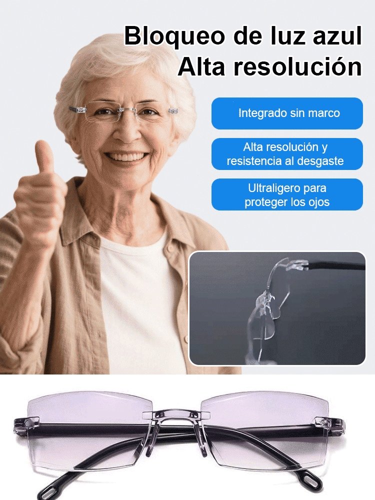 Gafas de lectura con zoom a prueba de radiación, tecnología negra inteligente, llame al 1055551