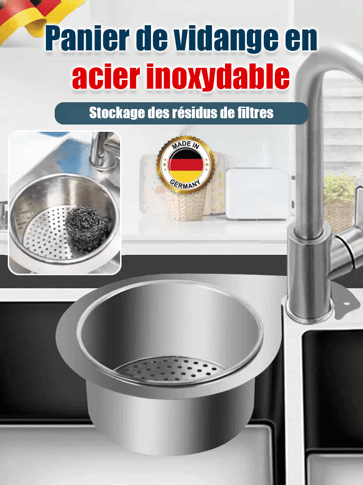 Panier d'asphalte en acier inoxydable 304