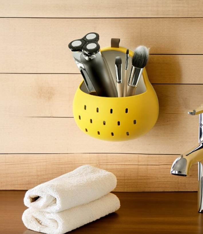 주방용품을 깔끔하게 정리한 배형 상자 사용 예시