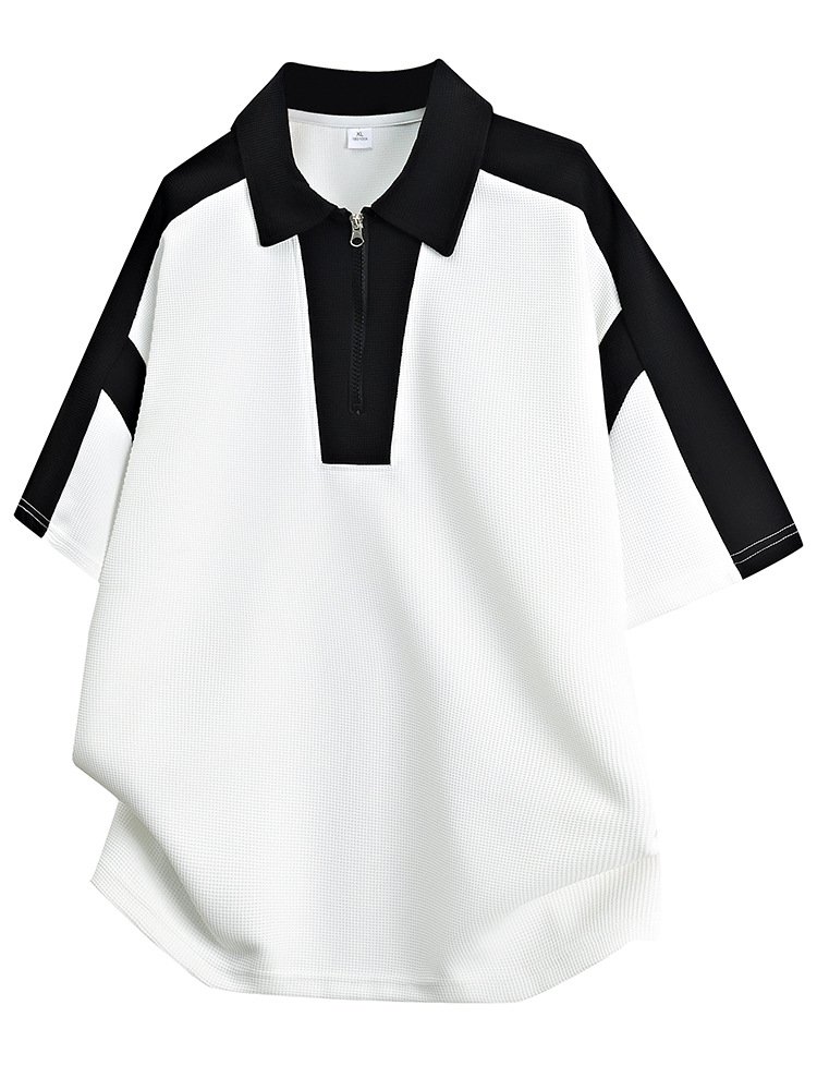 Volné ležérní kostkované polo