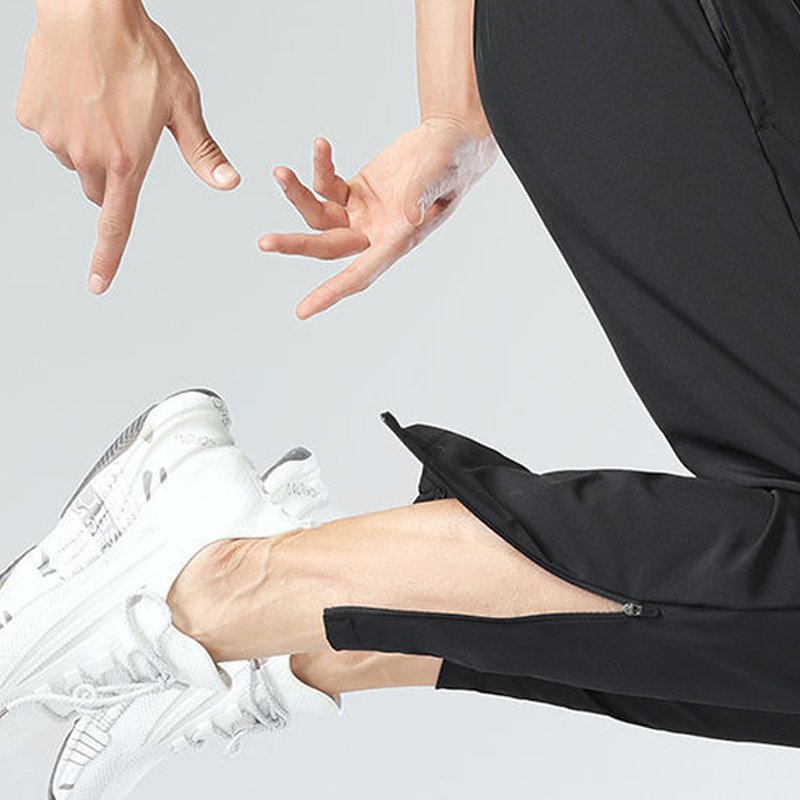 Rychleschnoucí sportovní kalhoty z ledového hedvábí