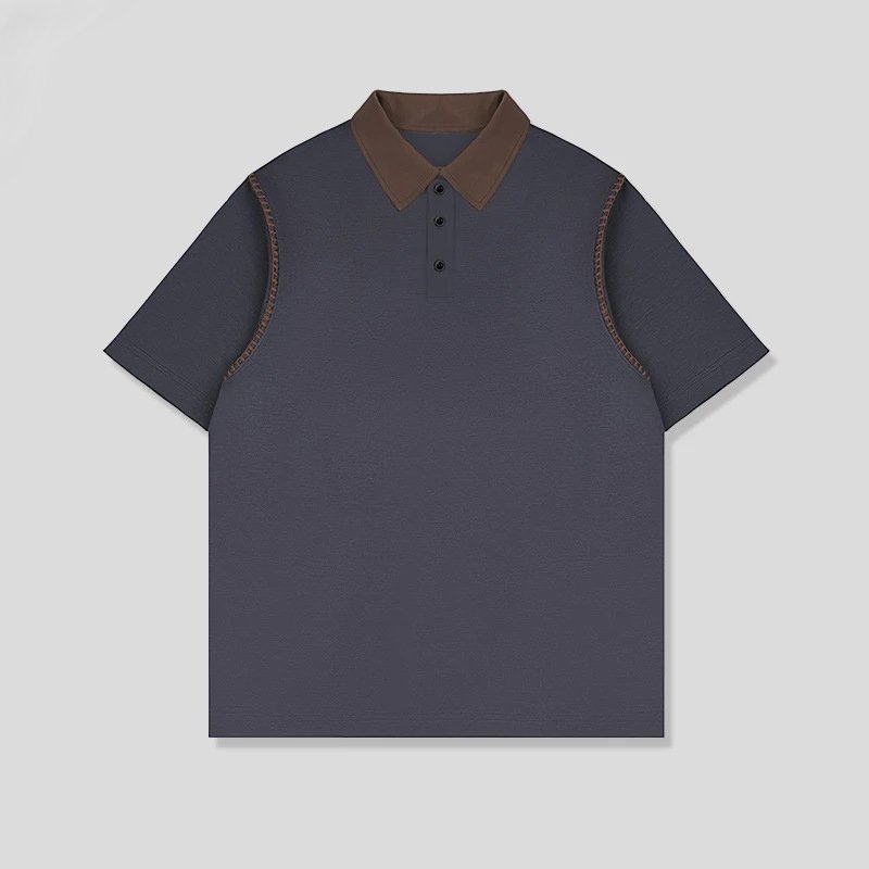 Pánské jednoduché patchworkové tričko