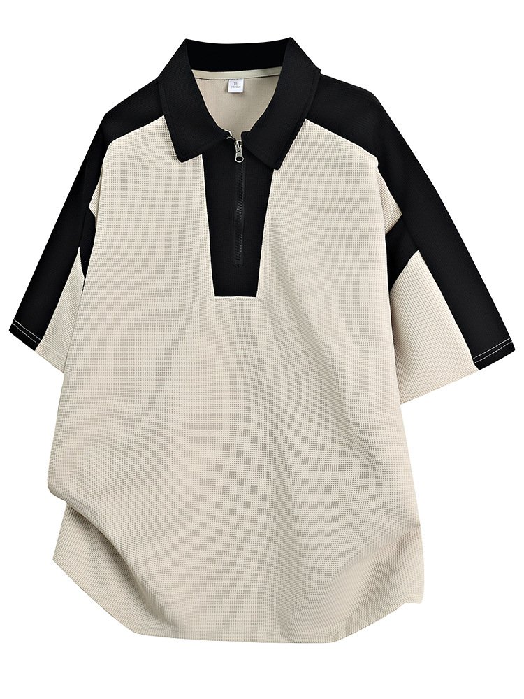 Volné ležérní kostkované polo