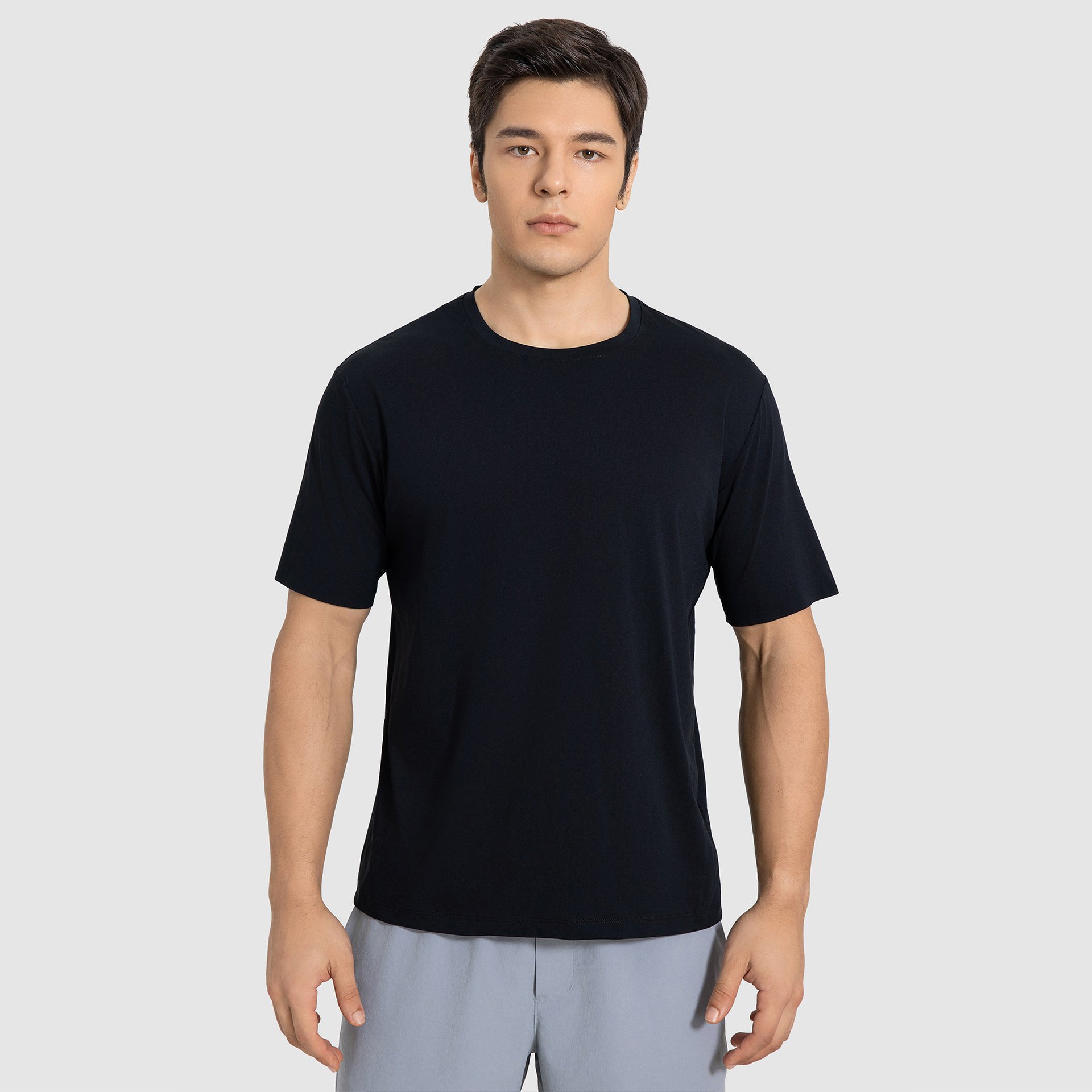 Letní jednobarevné univerzální tričko se spodním dílem