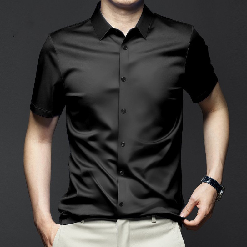 Luxusní business košile s ledovým pocitem, která se nežehlí