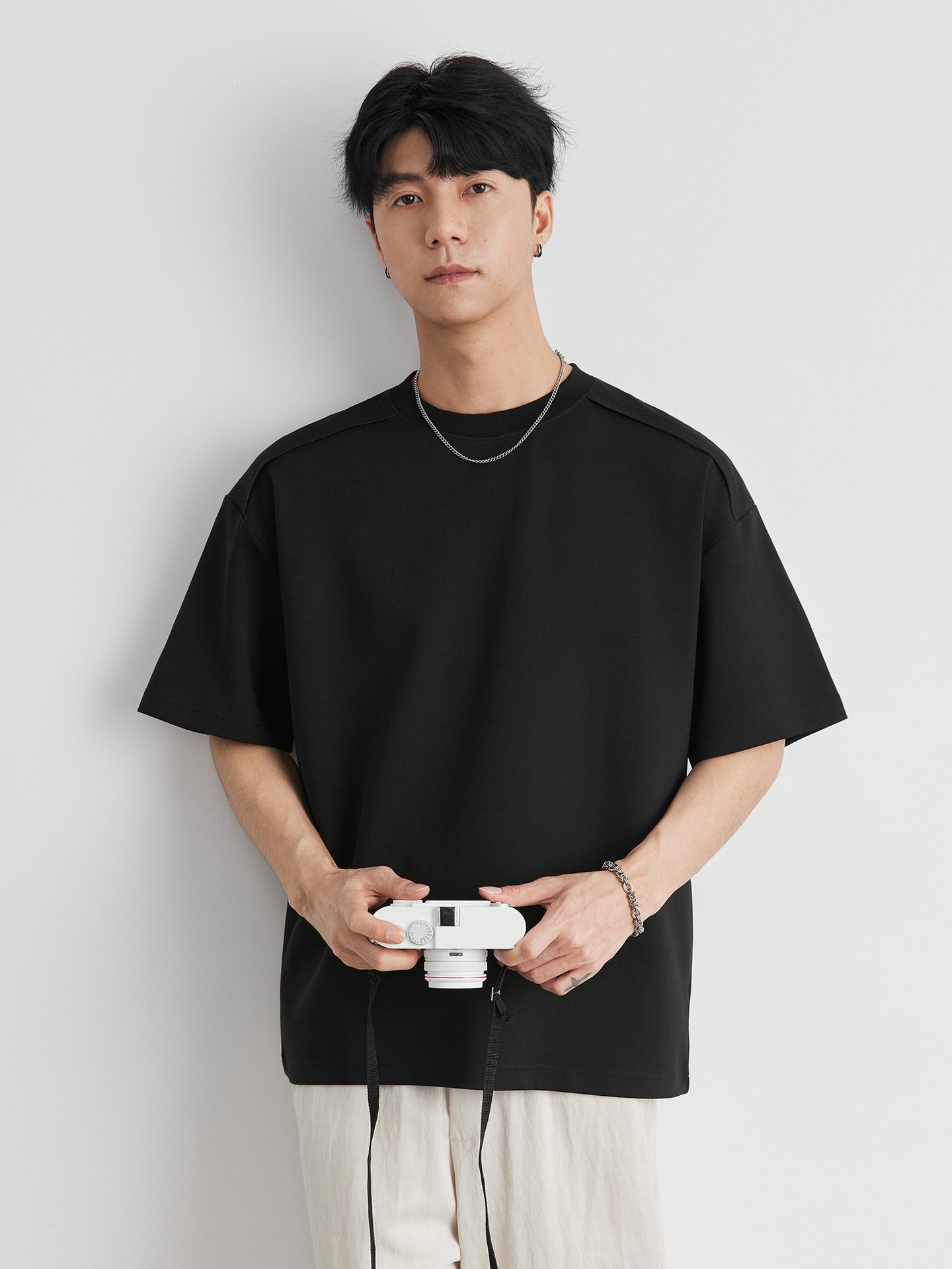 Krátké rukávy z měkkého modalu