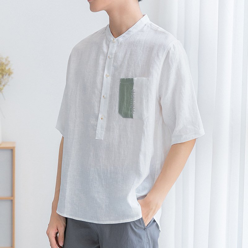 Čisté prádlo s krátkým rukávem Pánské tričko 7 rukávů