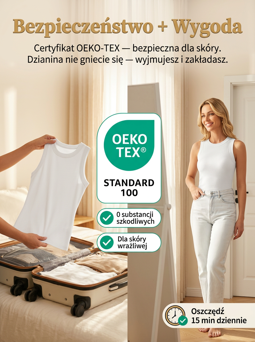 Okrągły dekolt, bezrękawnik, dzianinowa, casualowa kamizelka