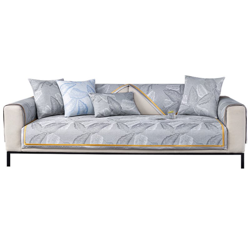 レザーソファークッションアイスシルクカバークロス 夏の滑り止め涼しい感じクッションクーラーカバーカバー