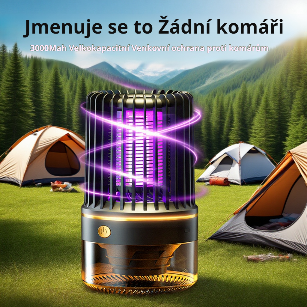 Domácí elektrická lampa na chytání komárů s sáním – účinný odpuzovač