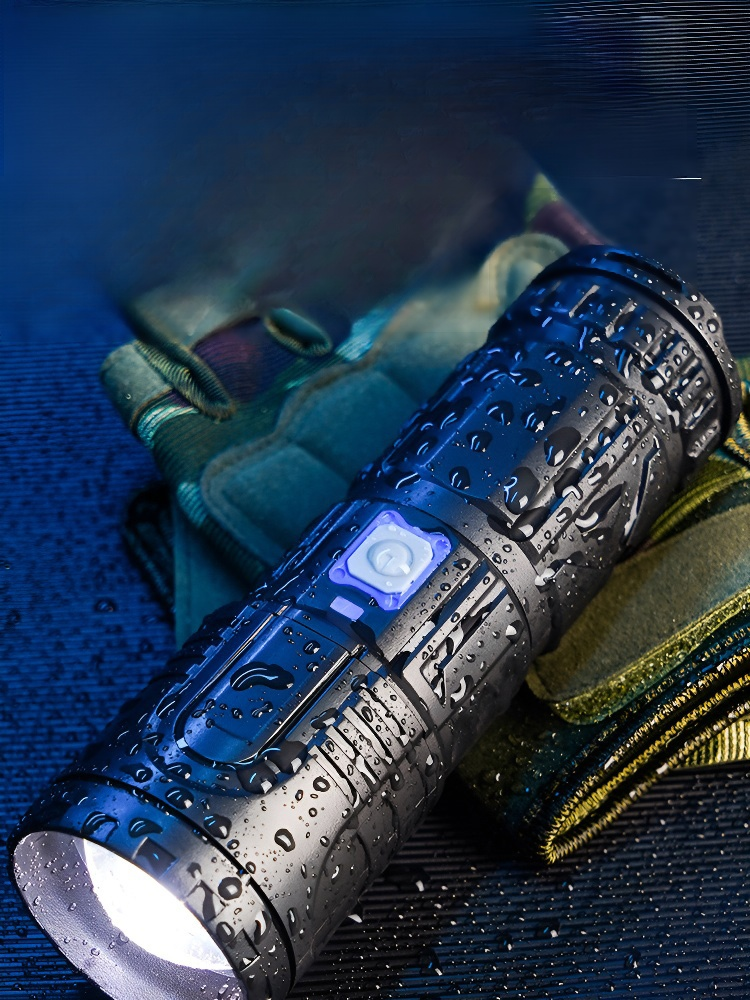 Weiße Laser-Zoom-Taschenlampe