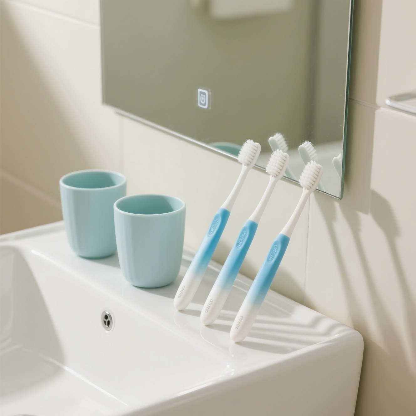 Cepillo de dientes de pelo suave 48 agujeros en primer plano