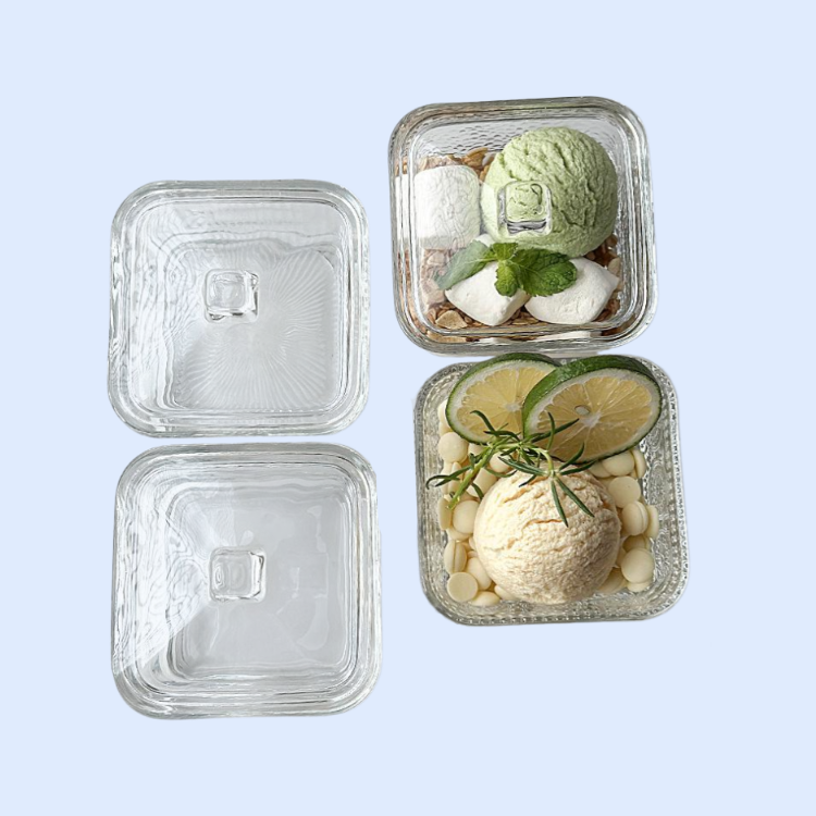 디저트 과일 그래놀라 아침 식사 볼, 작은 샐러드 볼