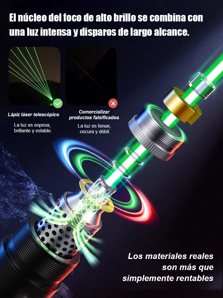 Puntero láser multifuncional USB