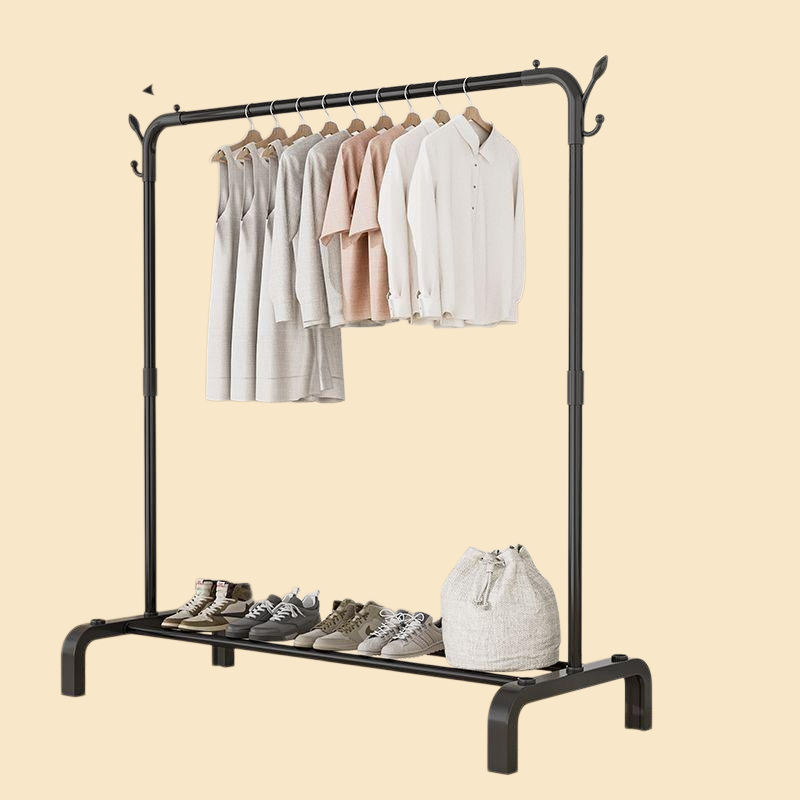 심플한 바닥형 옷걸이