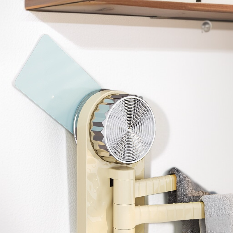 욕실 화장실 후크 펀치 프리 강력 빨대 회전 수건걸이 벽걸이 전용 후크