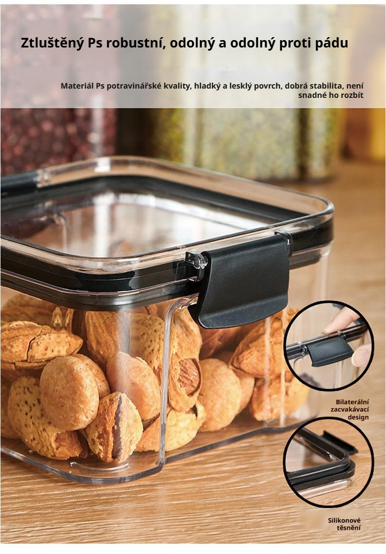 Moderní kuchyňská nádoba s uzávěrem