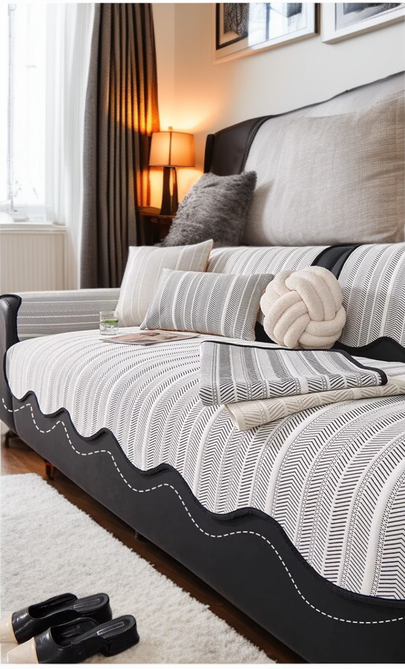 시원한 여름 돗자리 매트의 근접 촬영