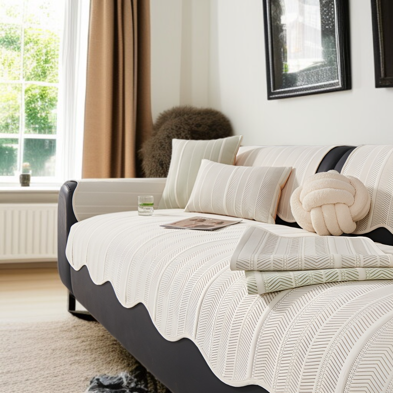 방석 두께와 디테일을 보여주는 확대 사진