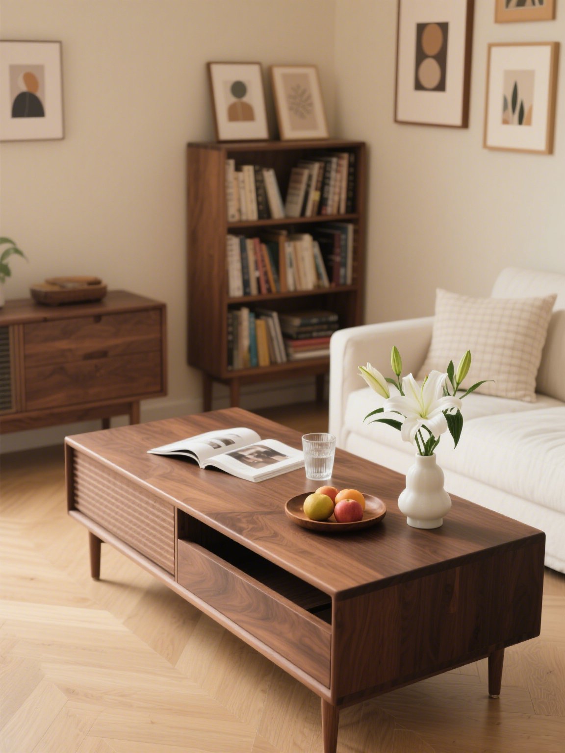 リビングルーム収納コーヒーテーブル