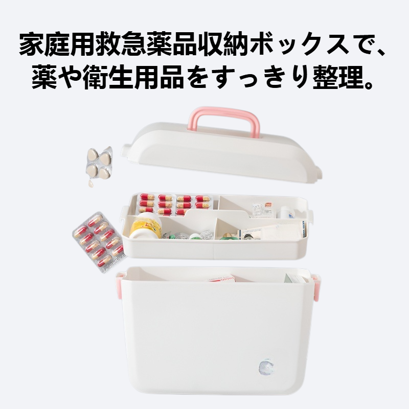 家庭用救急薬品収納ボックス