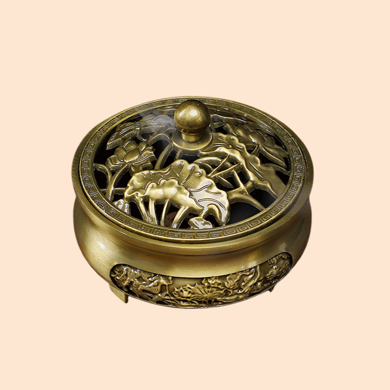 合金製レトロ香炉飾り