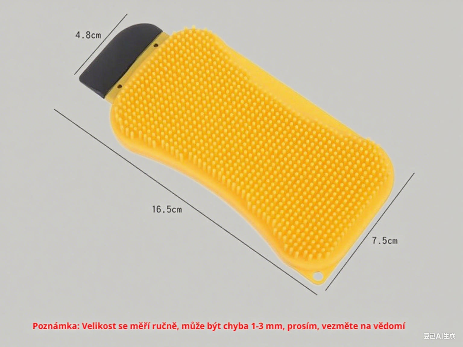  3v1 silikonový čisticí kartáč 