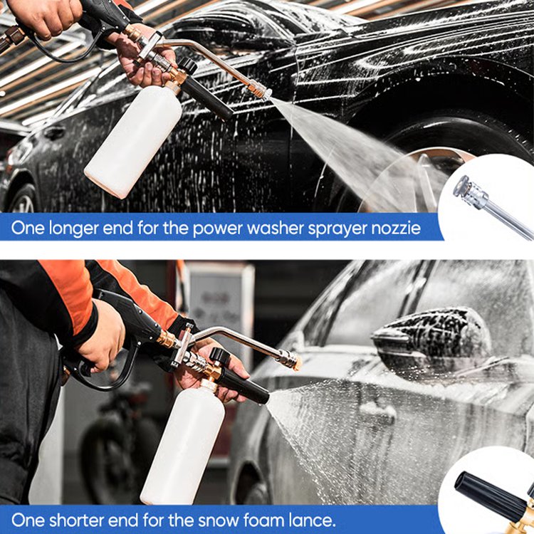 Universal spray gun car washing machine nozzle full set of car washing water gun